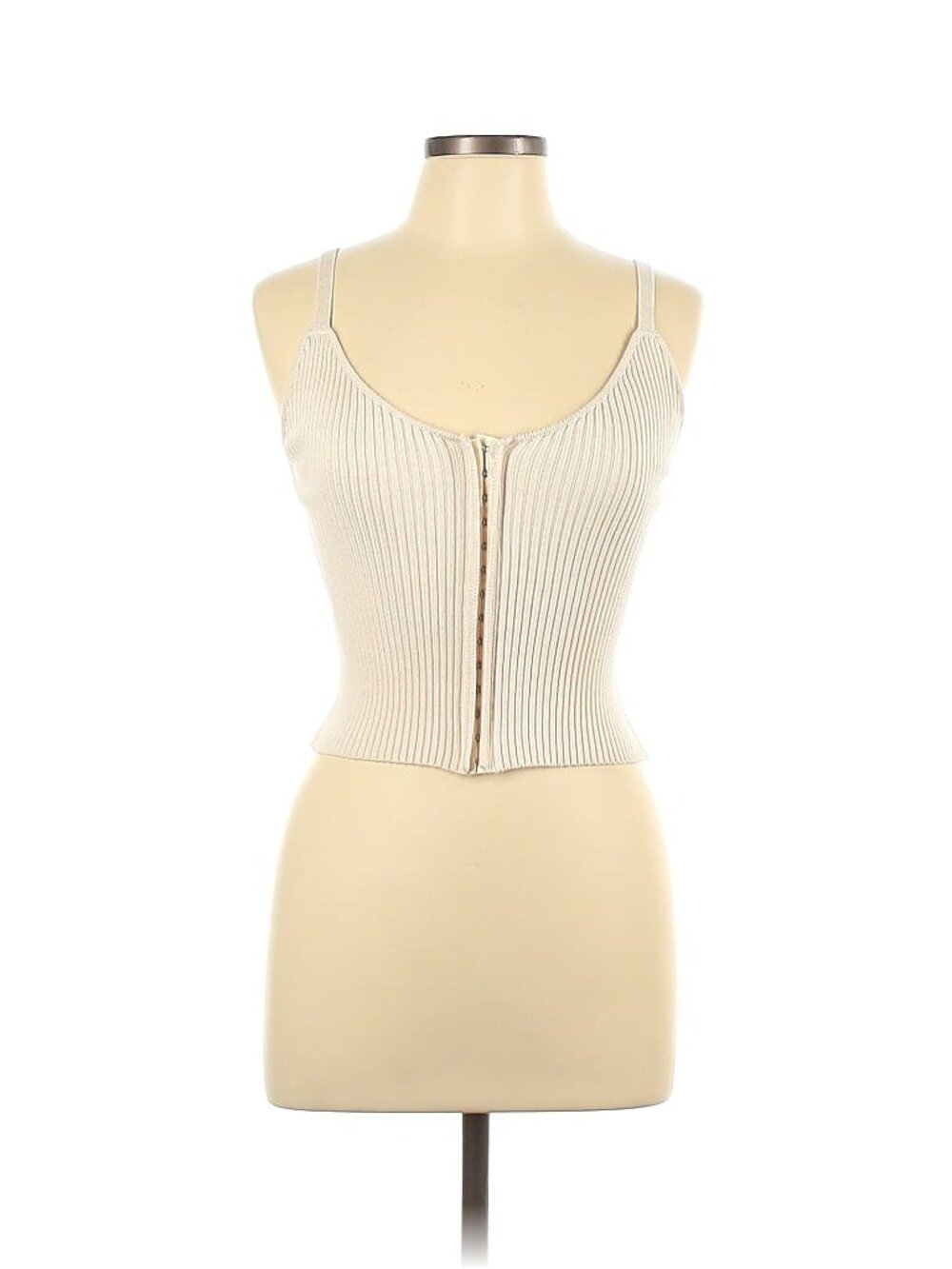 Zara hooked front ribbed tank top